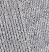 COTTON GOLD 21 серый меланж